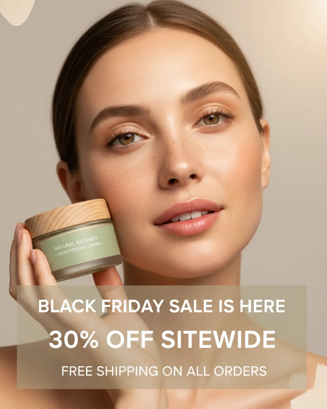 Ultra-Realistic Black Friday Beauty Banner
