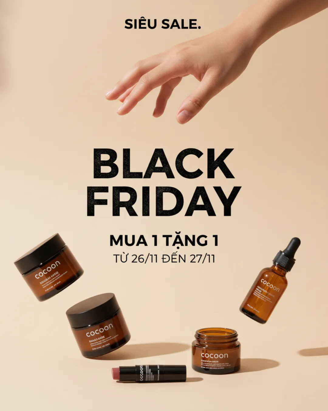 Skincare Black Friday Poster – Vietnamese Market