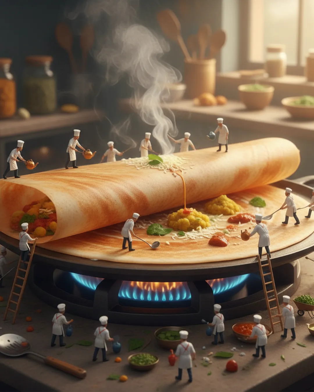 Cinematic Miniature Landscape – London in a Book