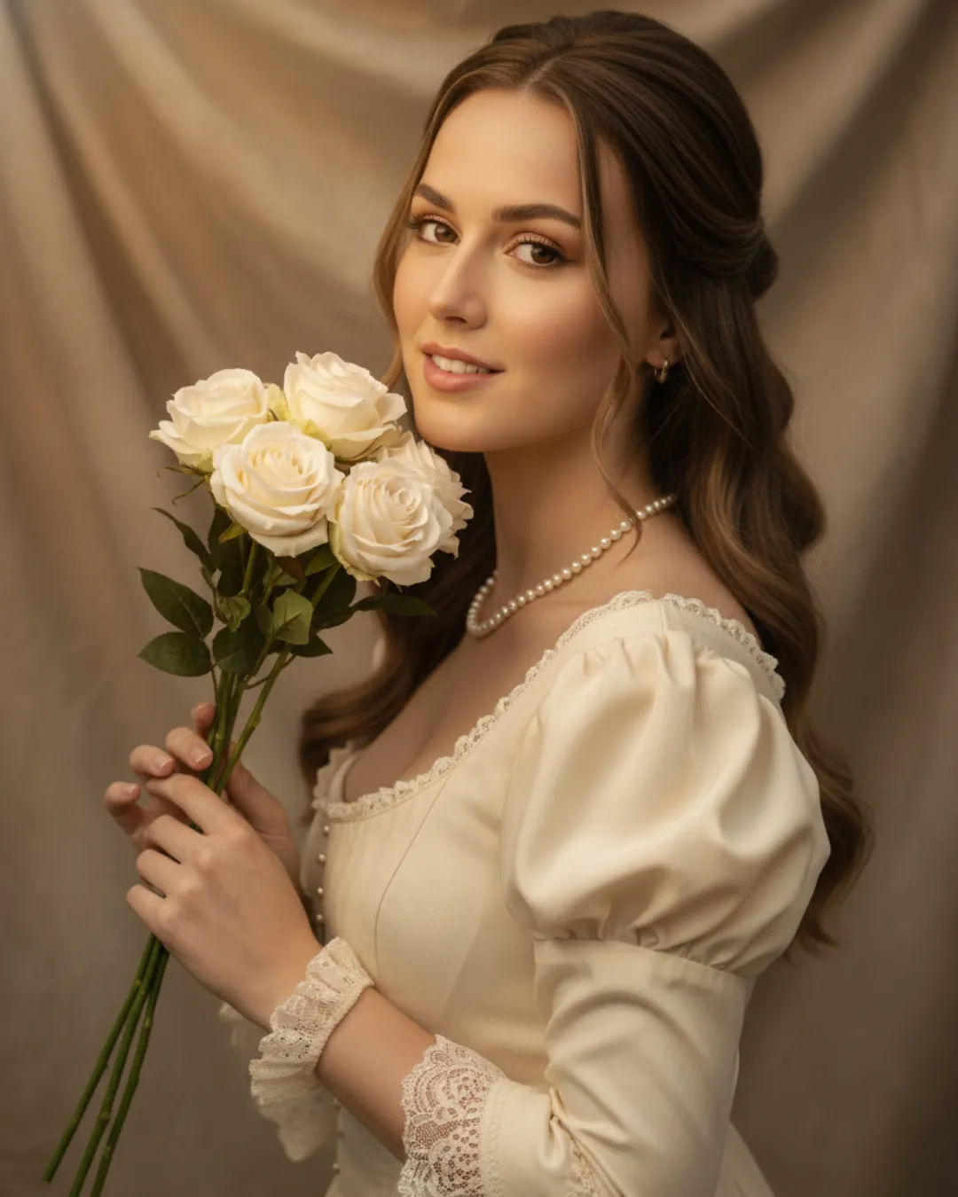 Renaissance-Style Studio Portrait