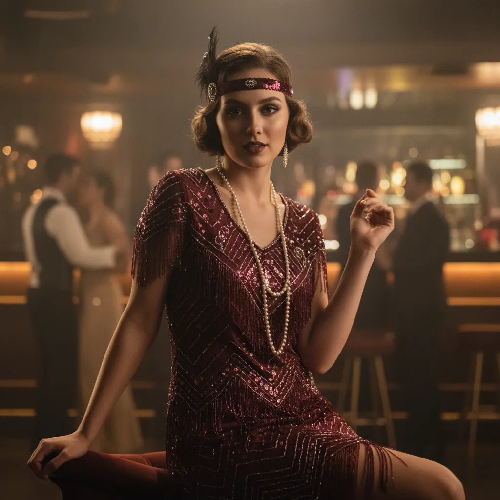 Glamorous 1920s Flapper Look