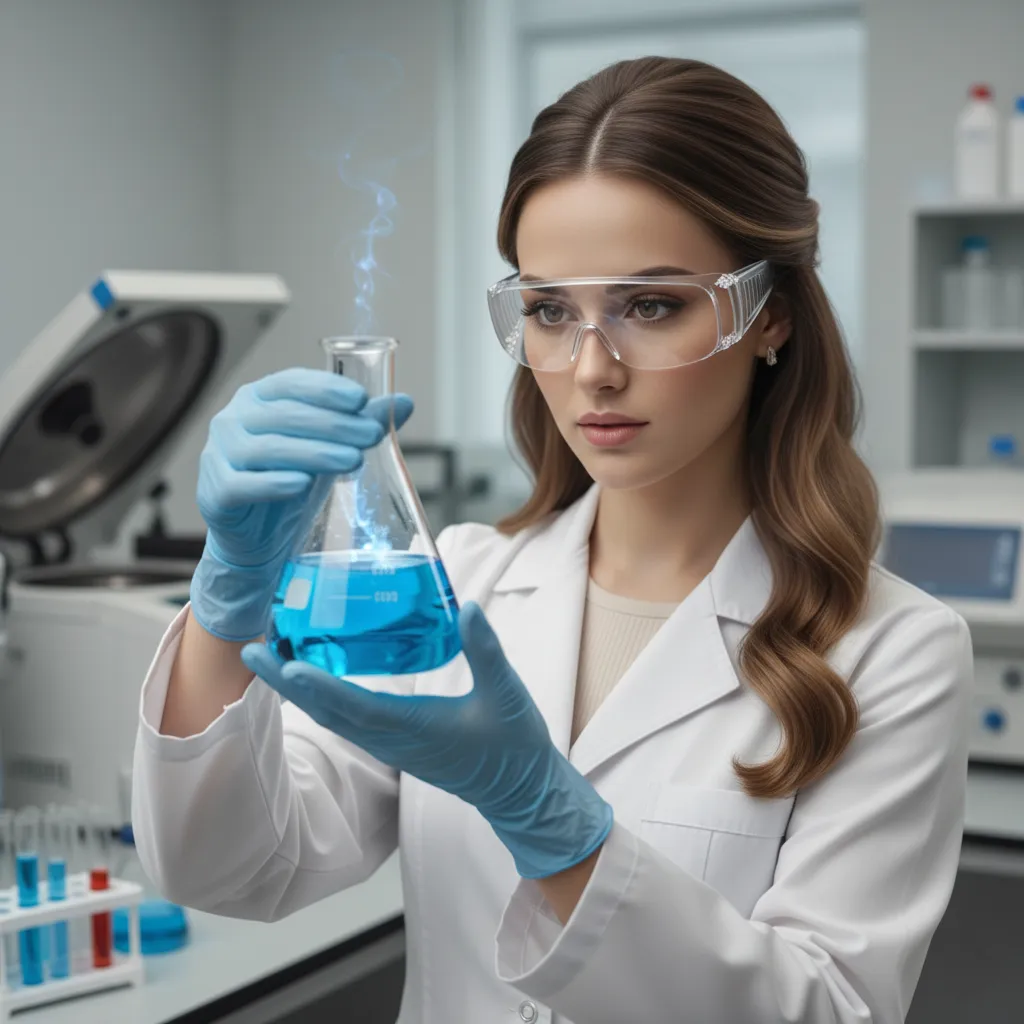 Scientist in a Modern Lab