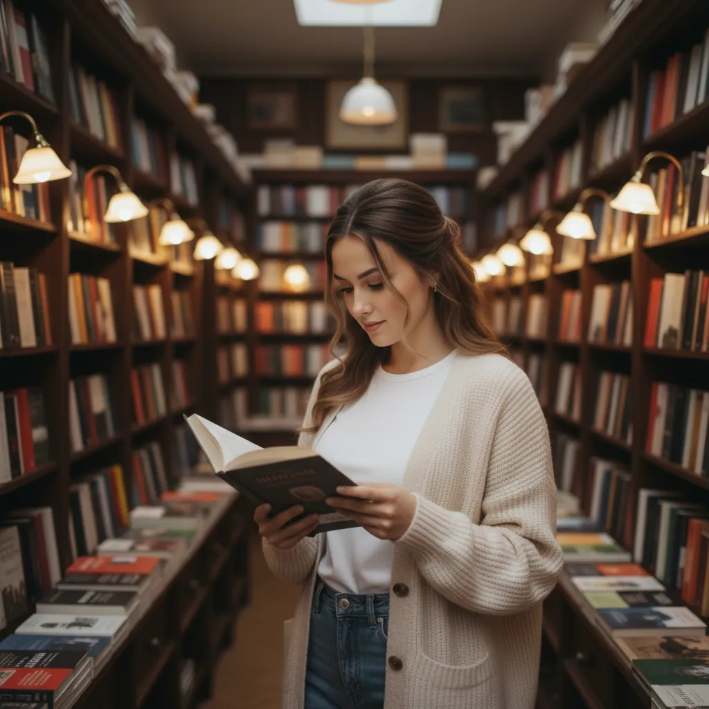 Cozy Bookstore Afternoon