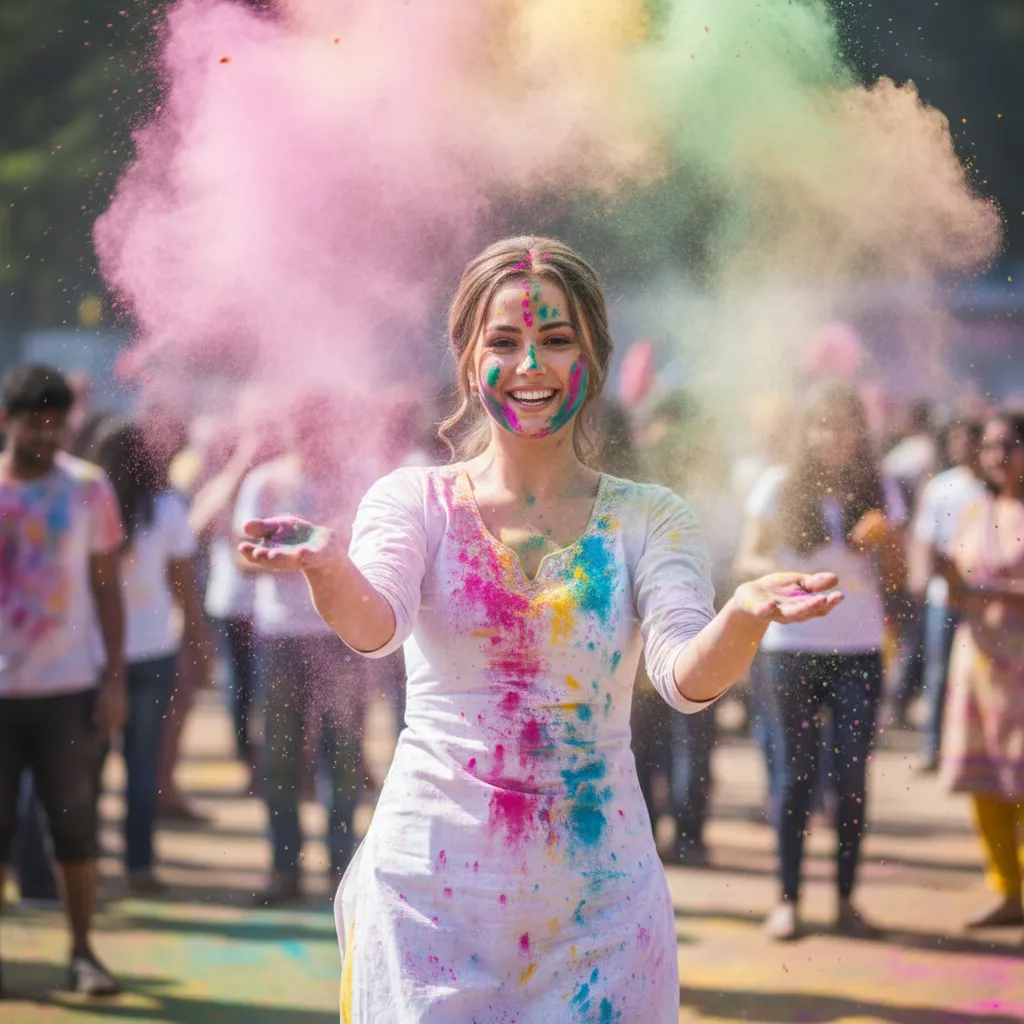 Vibrant Holi Festival Fun