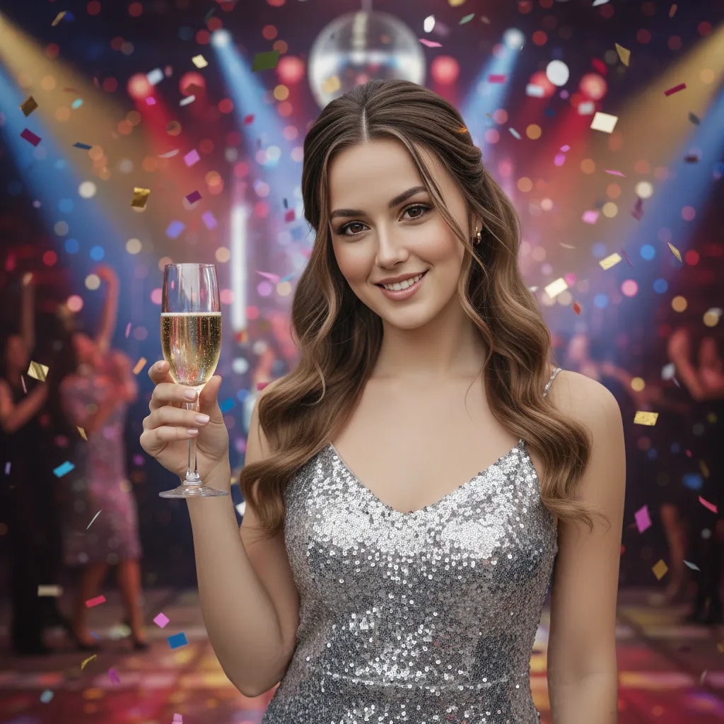 Glamorous New Year’s Eve