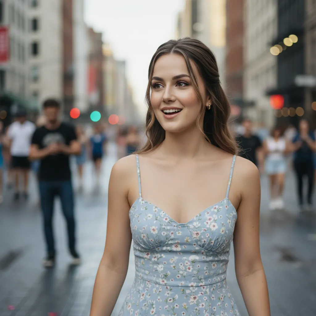 Candid Street Performance Moment