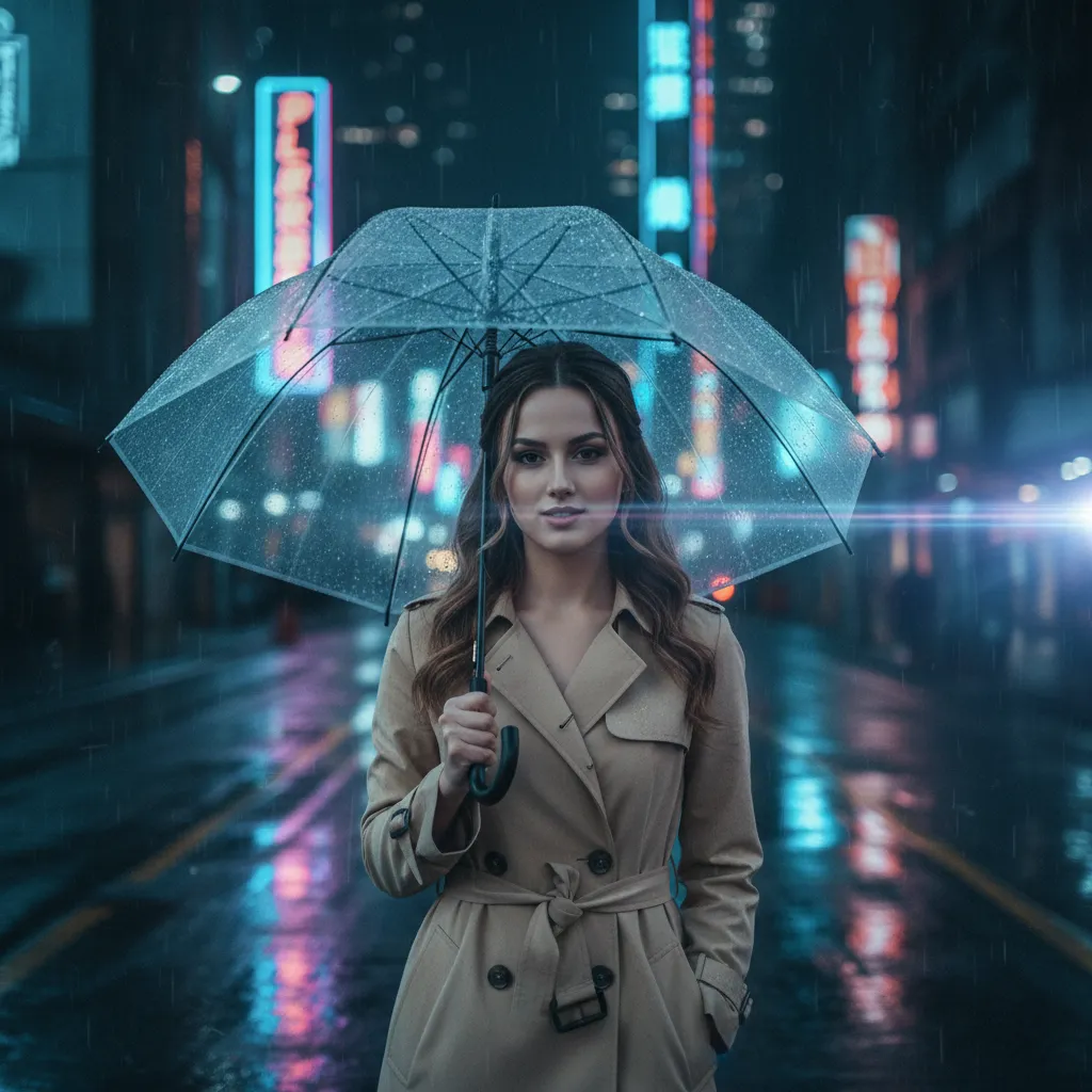 Moody Rainy City Walk