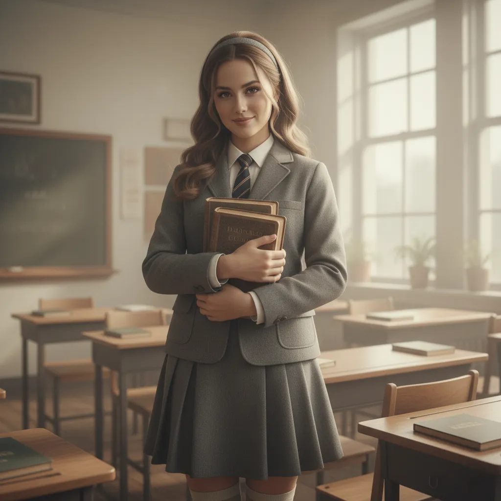 Nostalgic Retro School Uniform