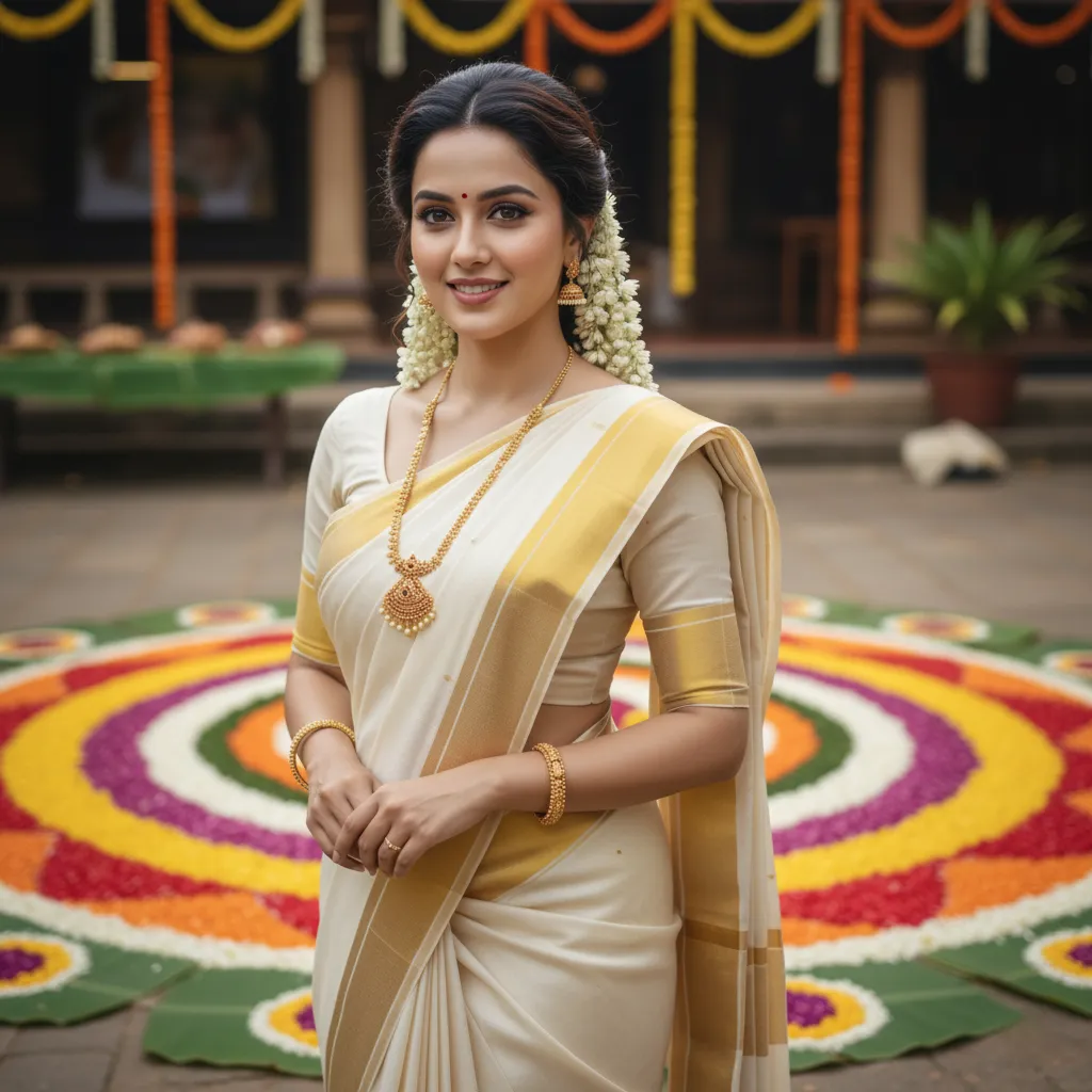 Vibrant Onam Festival Celebration