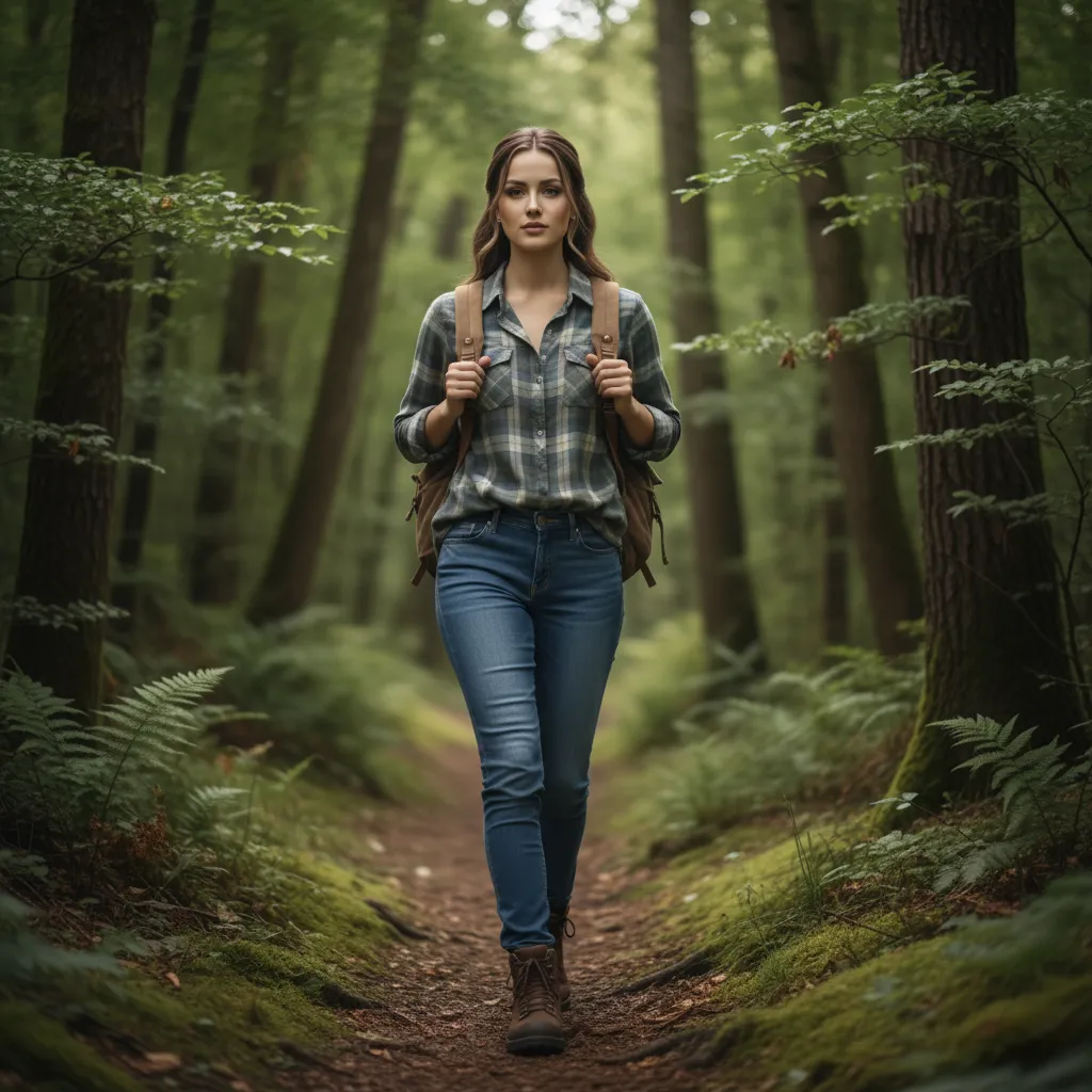 Serene Natural Forest Hike