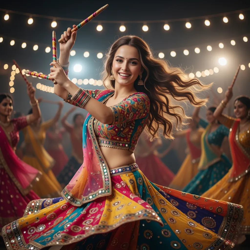 Joyful Navratri Garba Celebration