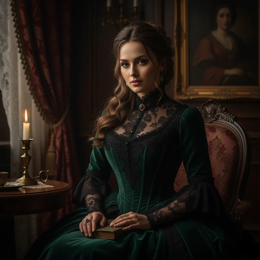 Gothic Victorian Era Portrait