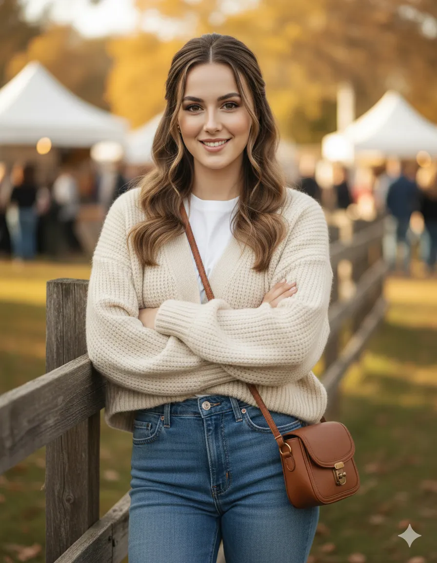 Autumn Outdoor Lifestyle Portrait