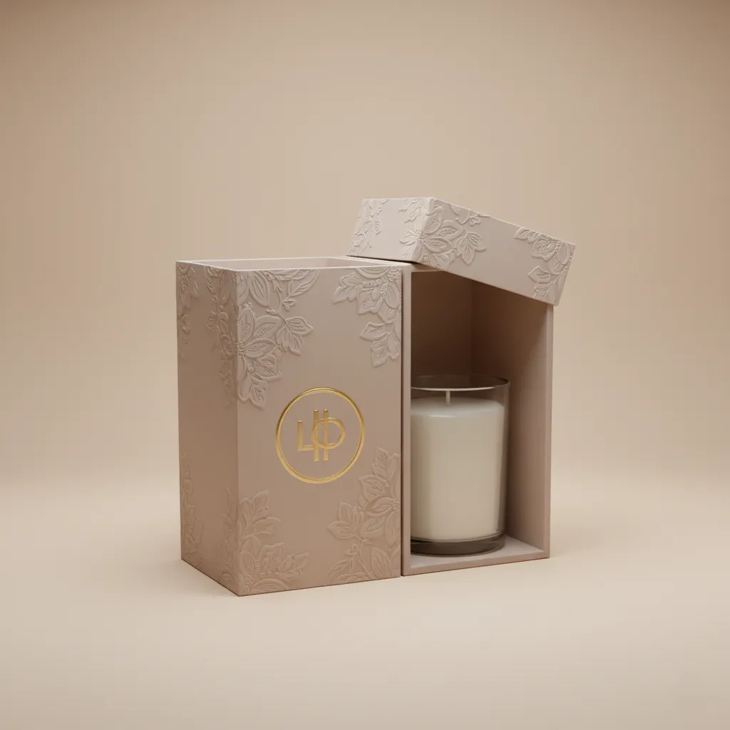 Elegant Scented Candle Box
