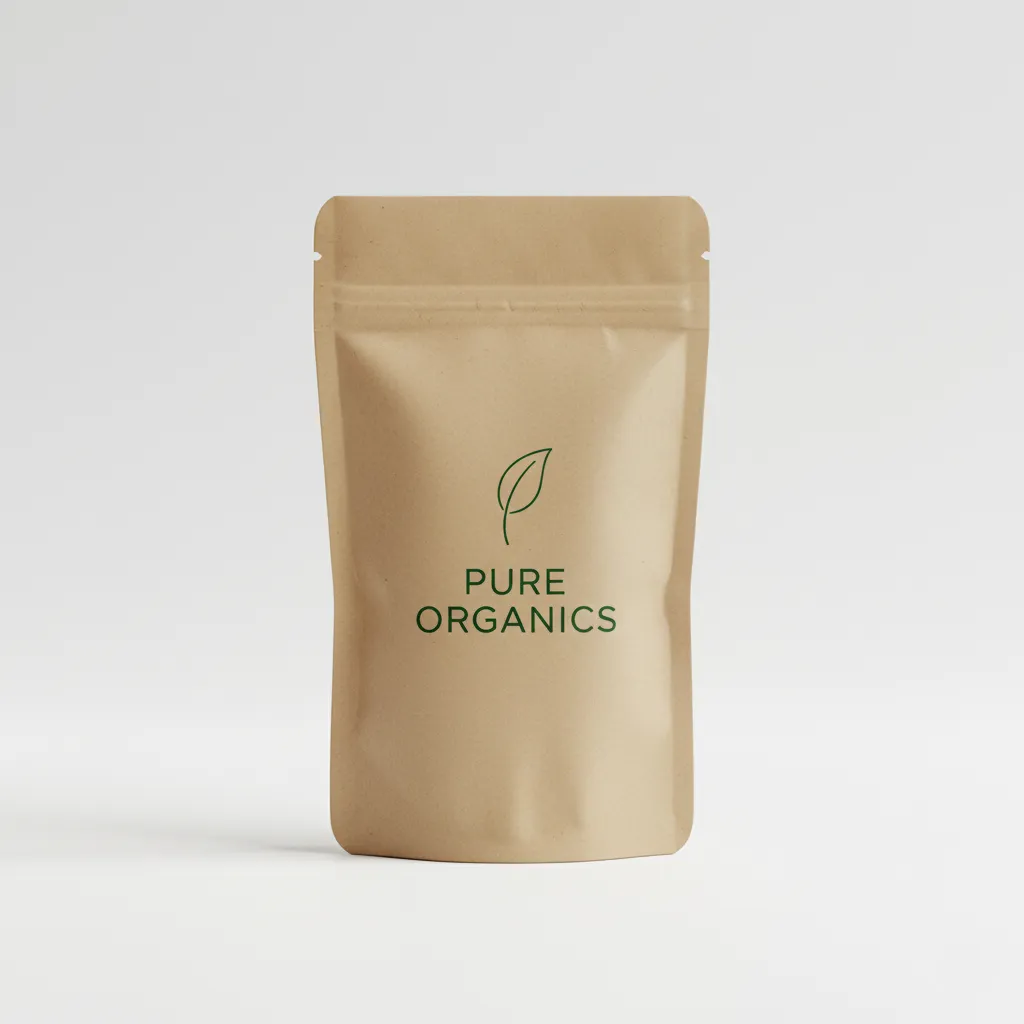 Eco-Friendly Coffee Pouch Mockup