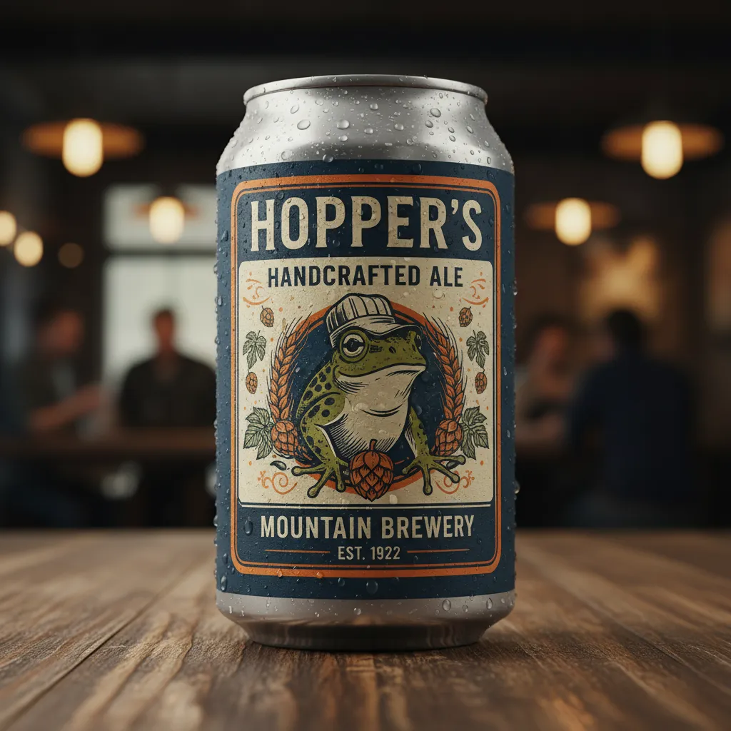 Authentic Craft Beer Can