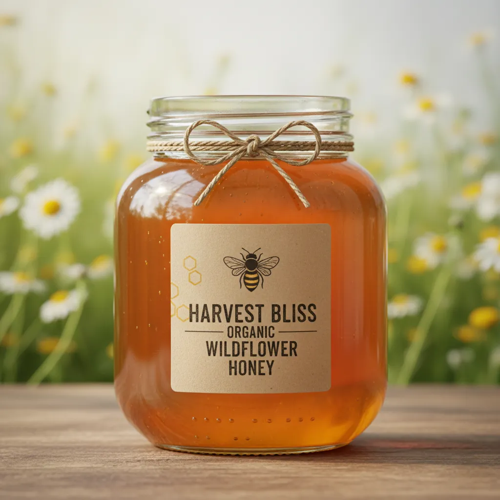 Rustic Craft Honey Jar