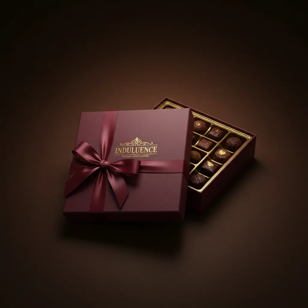 Gourmet Chocolate Box Branding