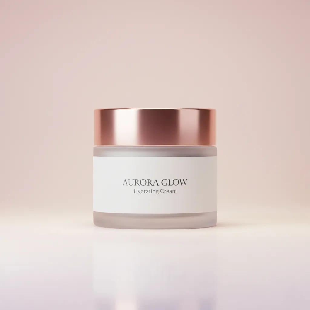 Elegant Skincare Cream Jar