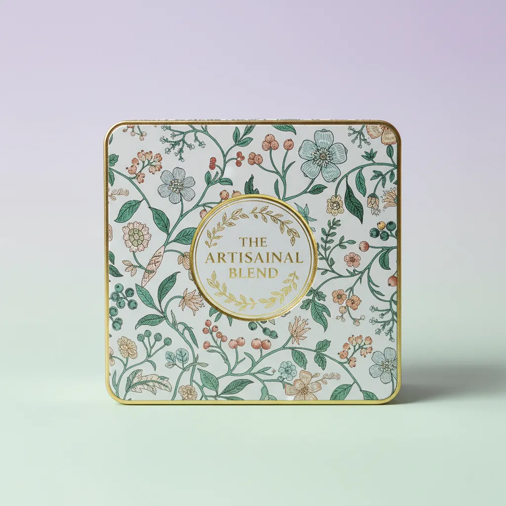 Artisanal Tea Tin Packaging