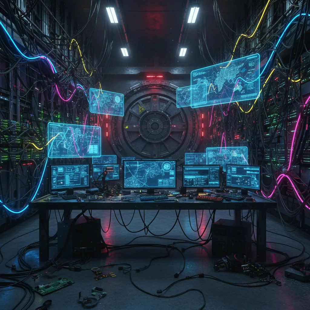 Underground Cyberpunk Bunker Hideout