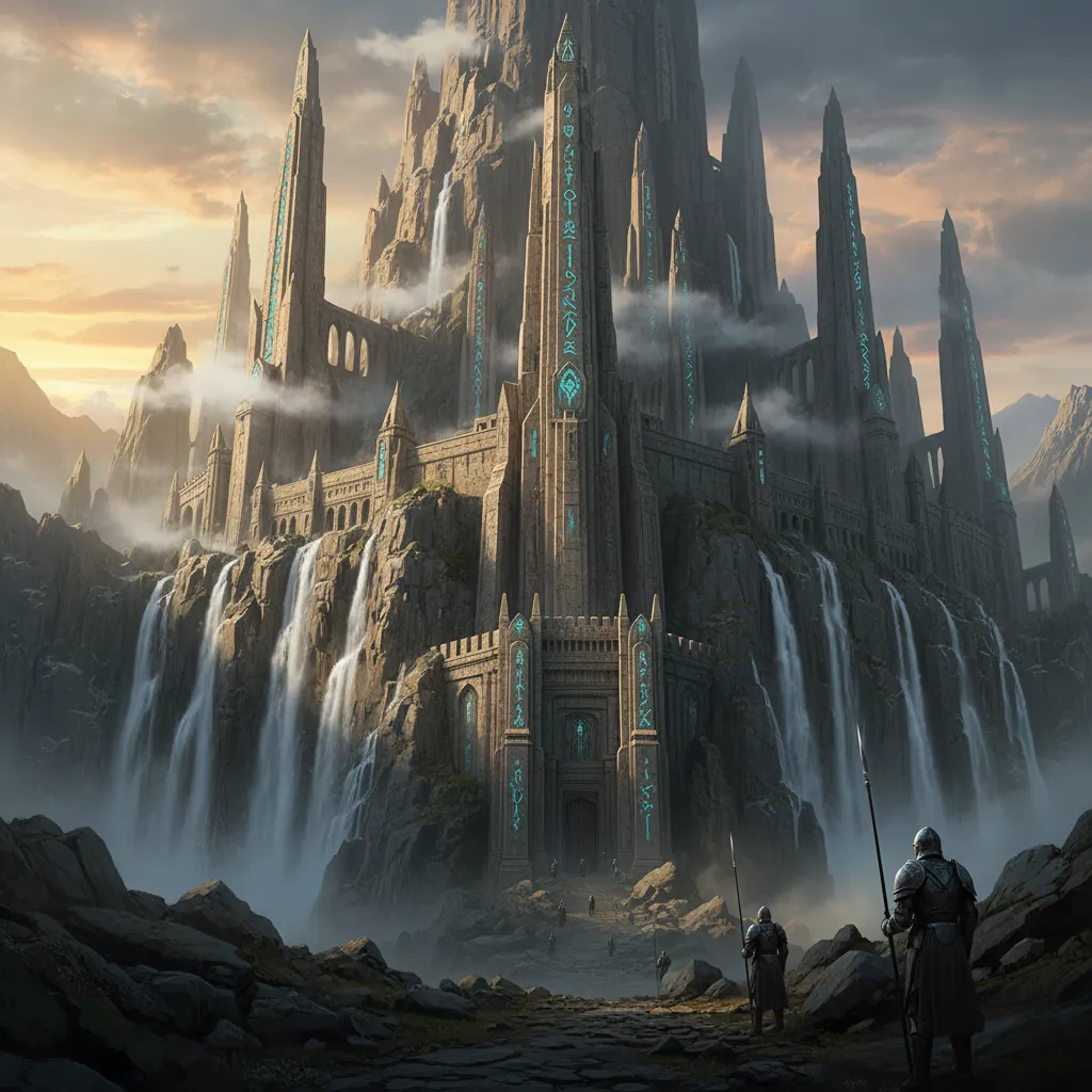 Epic Mountain Fortress Design