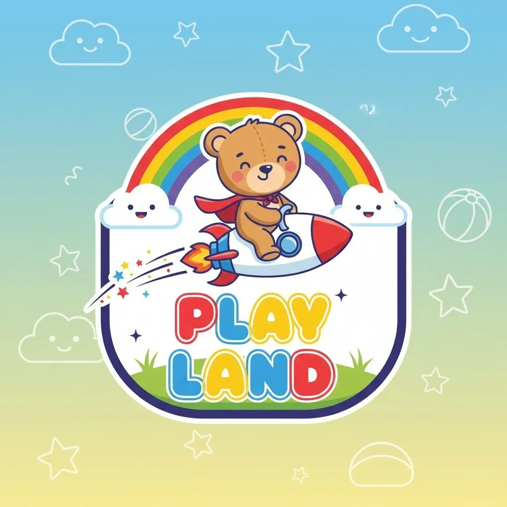 Playful Children's Toy Logo
