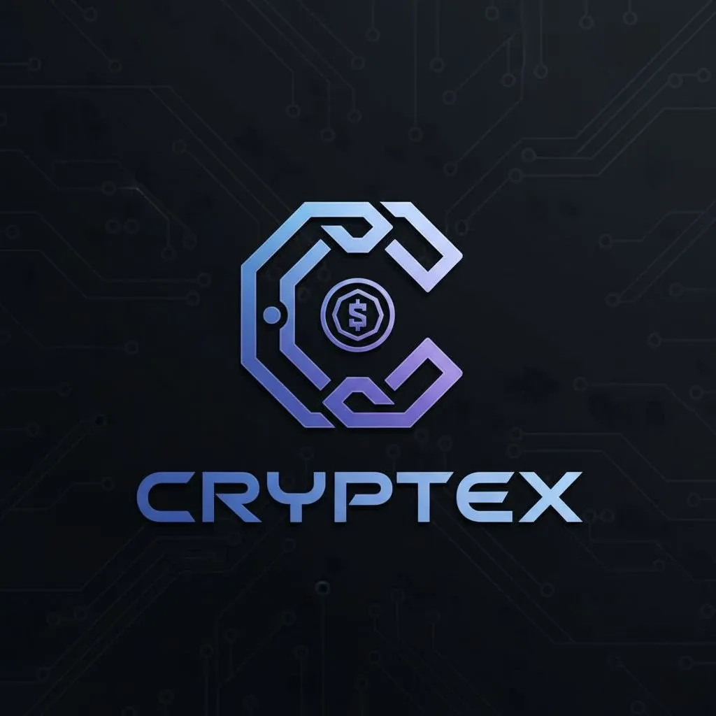 Futuristic Crypto Finance Logo