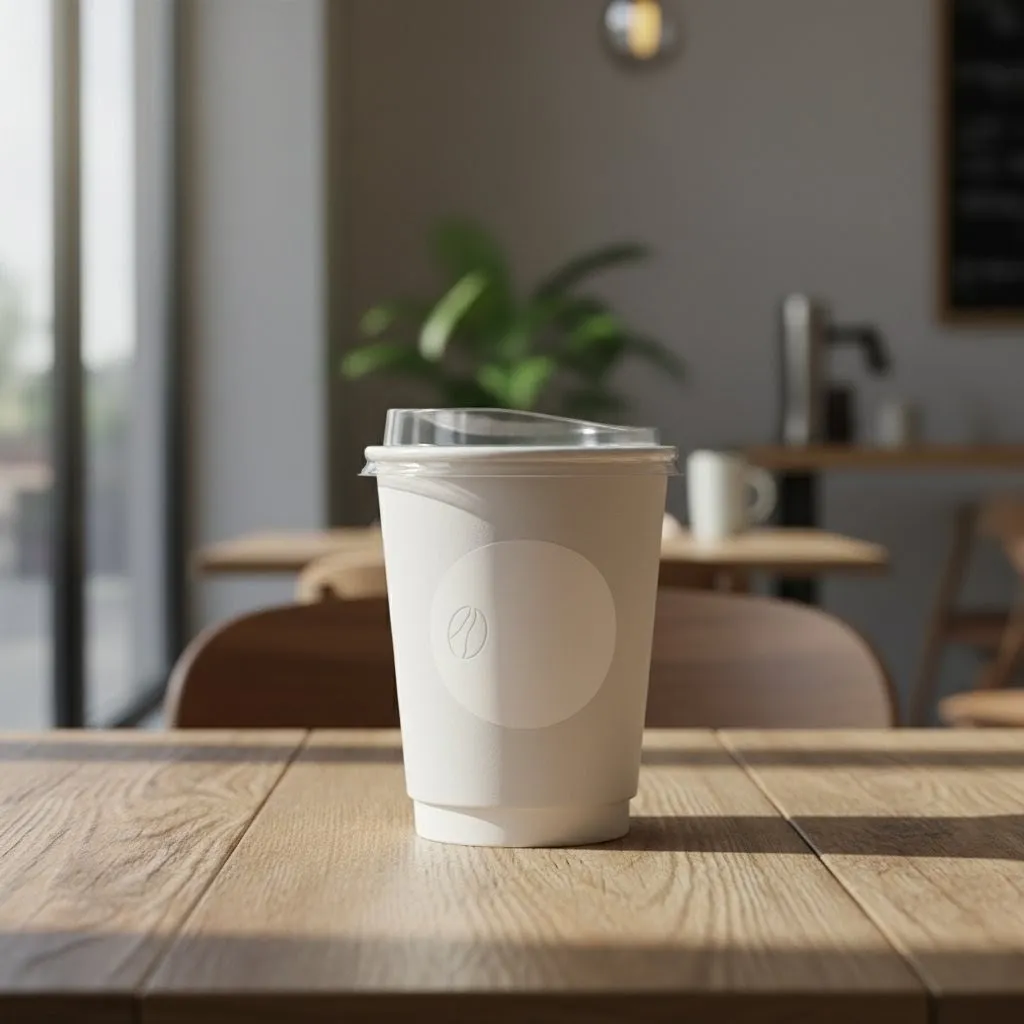 Sleek Cafe Branding Mockup