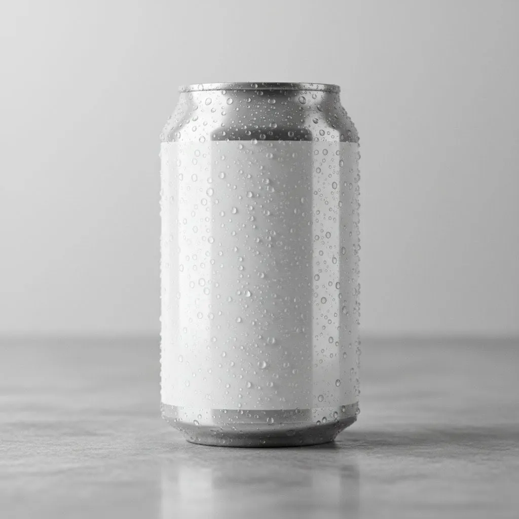 Refreshing Soda Can Mockup