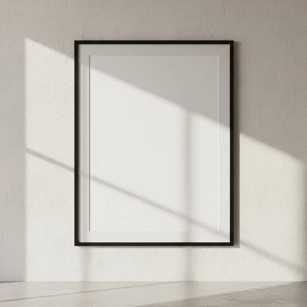 Modern Poster Wall Mockup