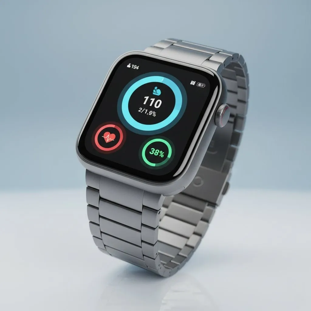 Sleek Smartwatch Display Mockup