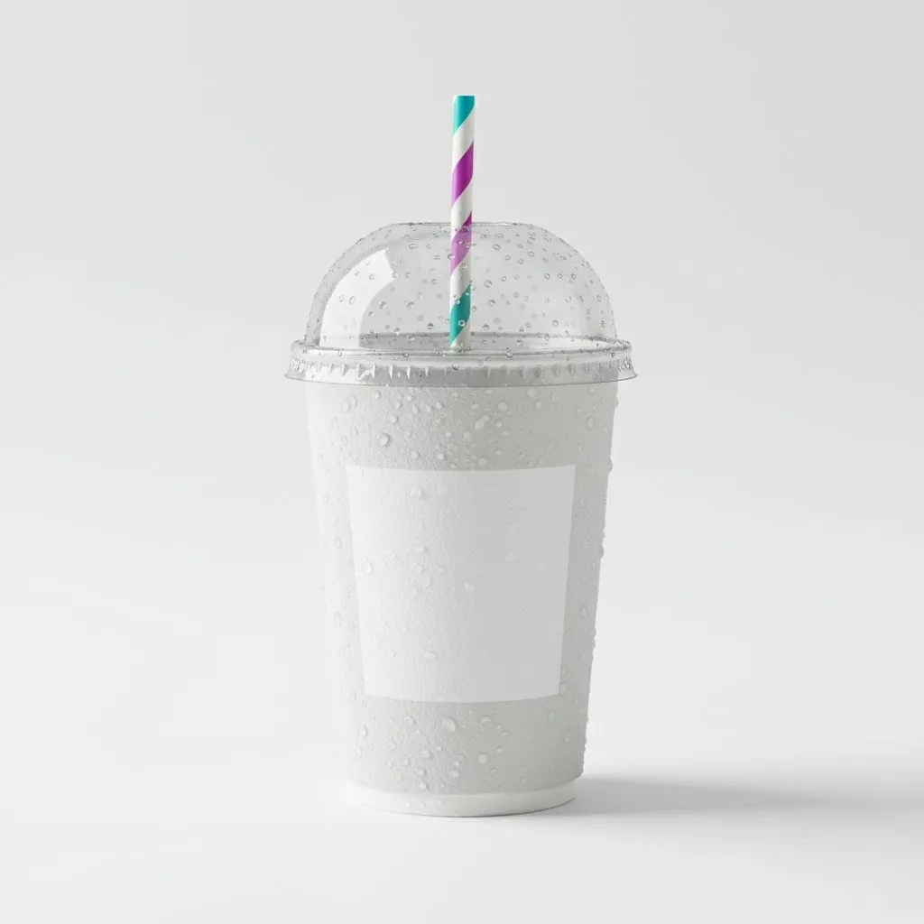Cold Beverage Cup Mockup