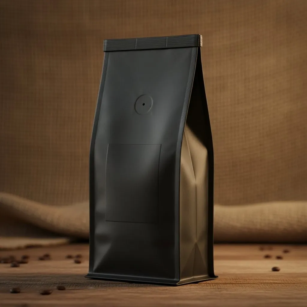 Artisanal Coffee Bag Mockup