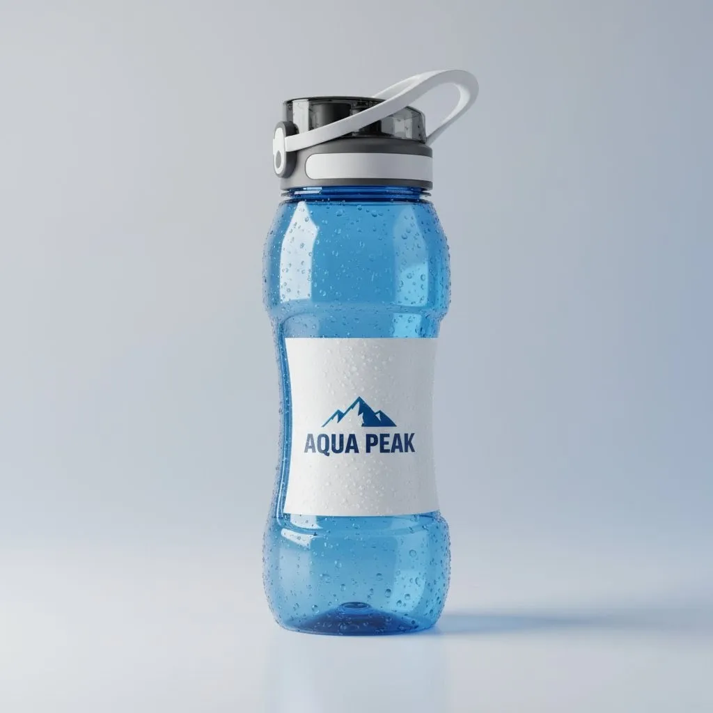 Fitness Water Bottle Mockup