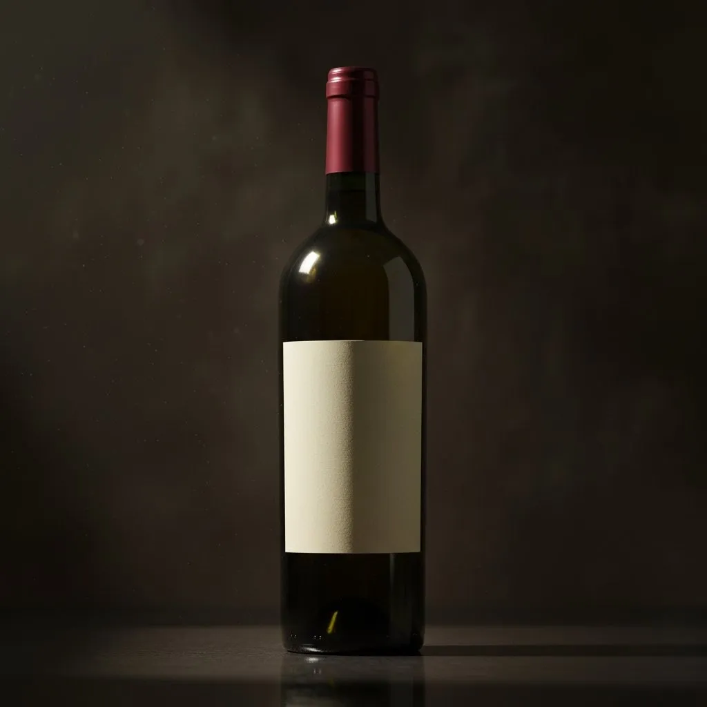 Luxury Wine Bottle Mockup