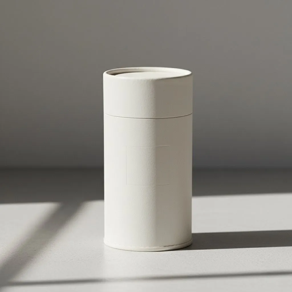 Matte Packaging Tube Mockup