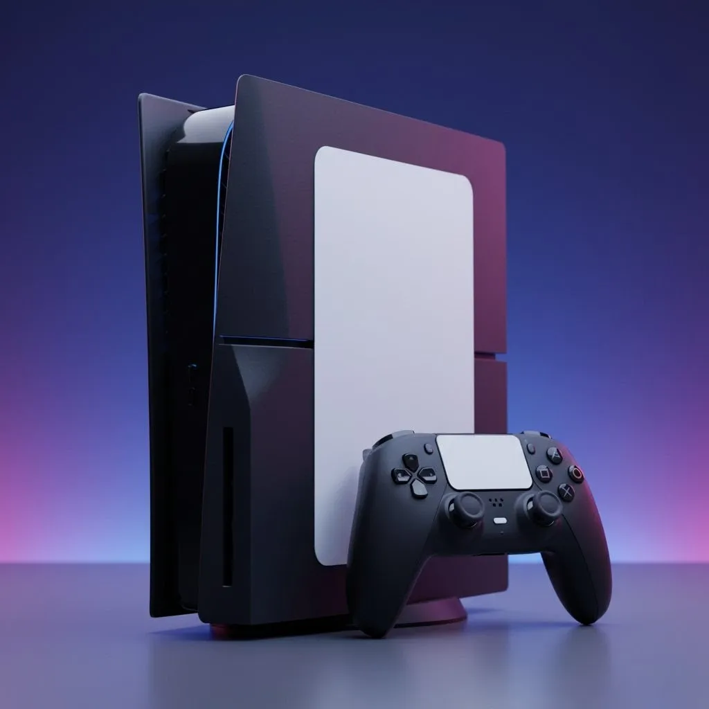 Futuristic Gaming Console Mockup