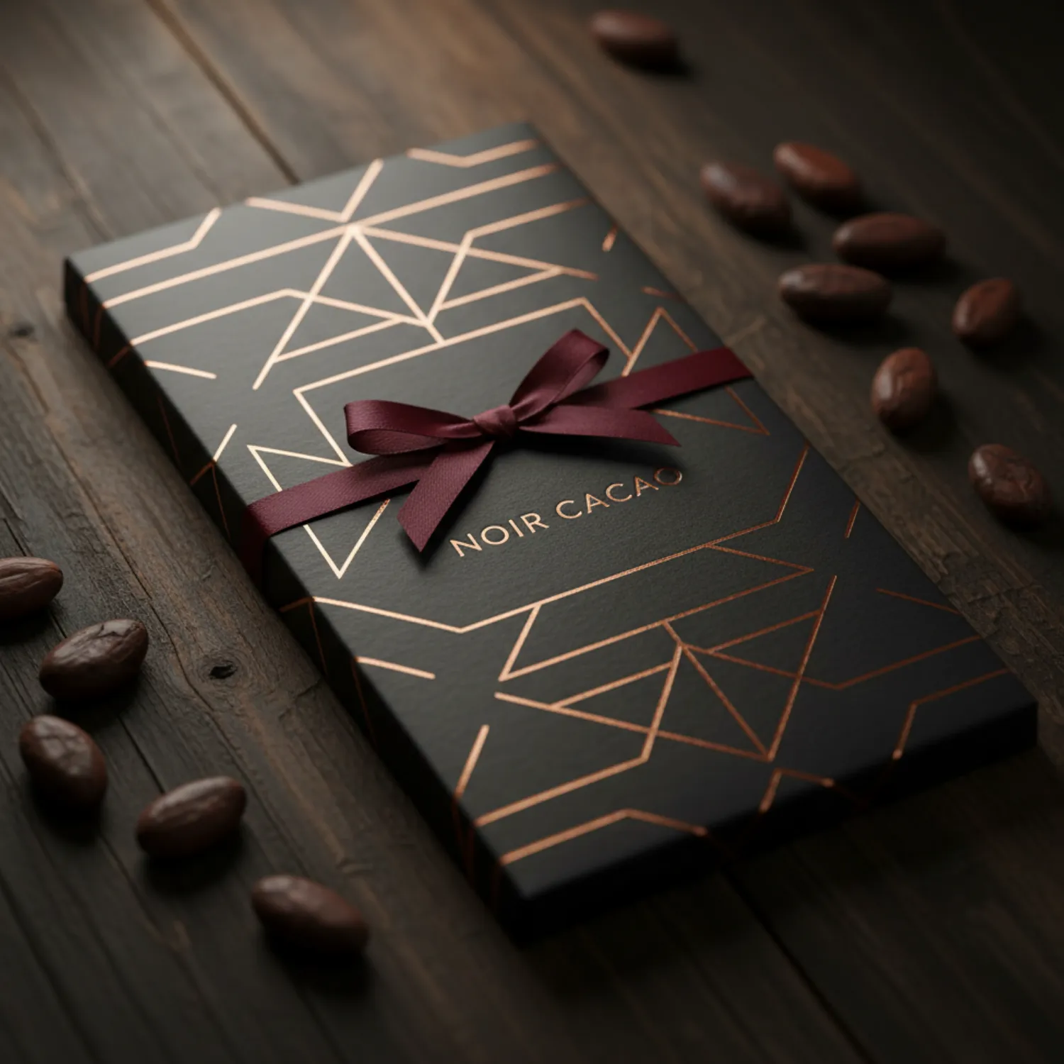 Premium Chocolate Bar Wrapper Design