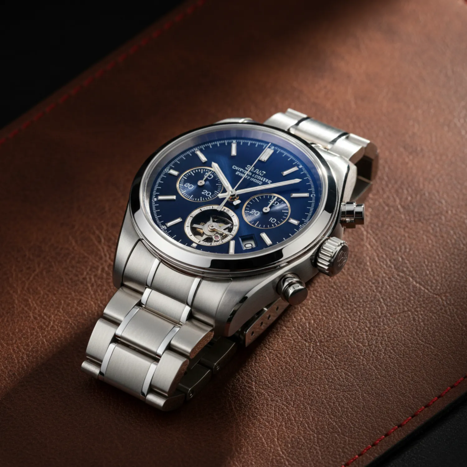 Luxury Chronograph Watch Showcase