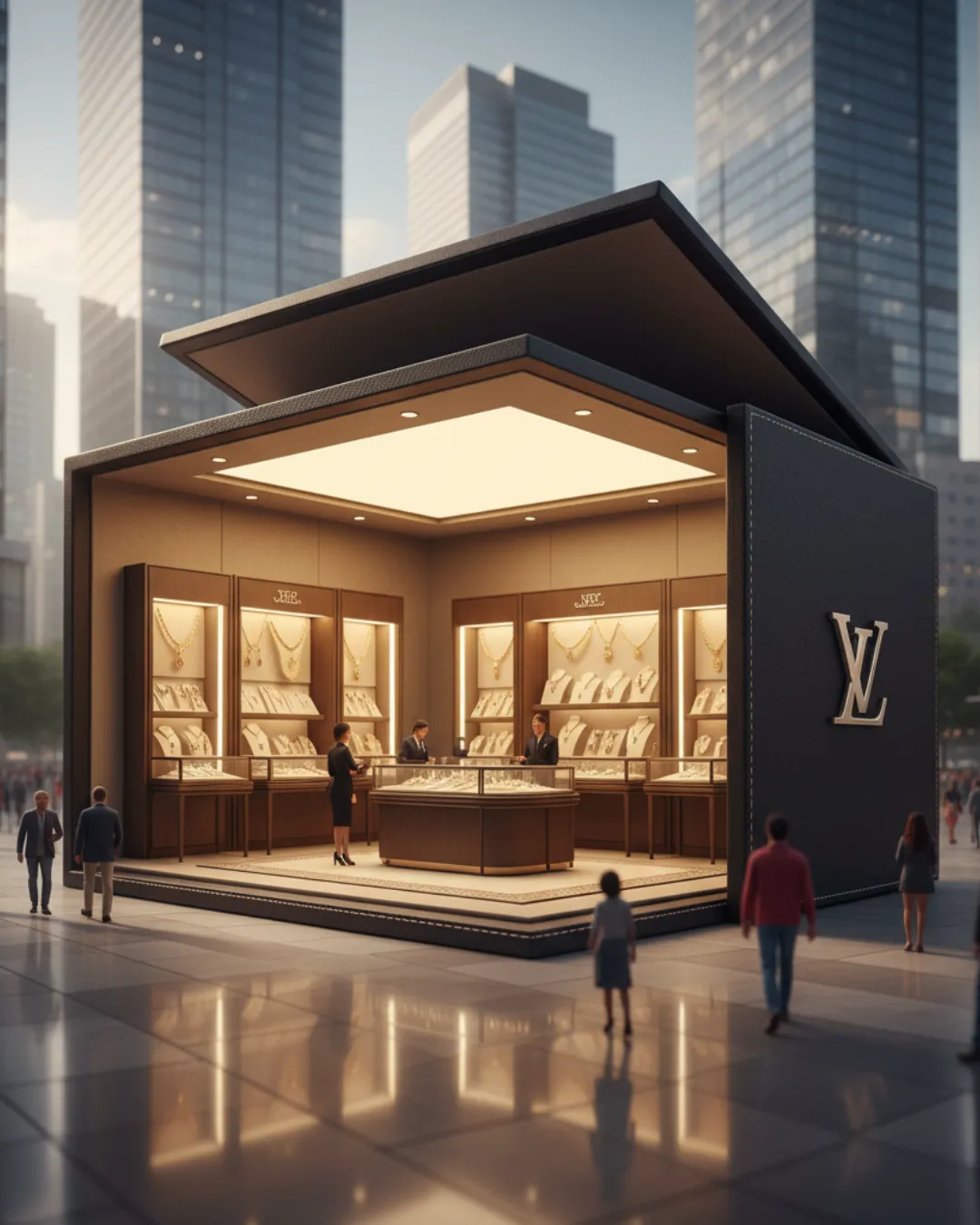 Cinematic Product Concept – Jewelry Store in a Box