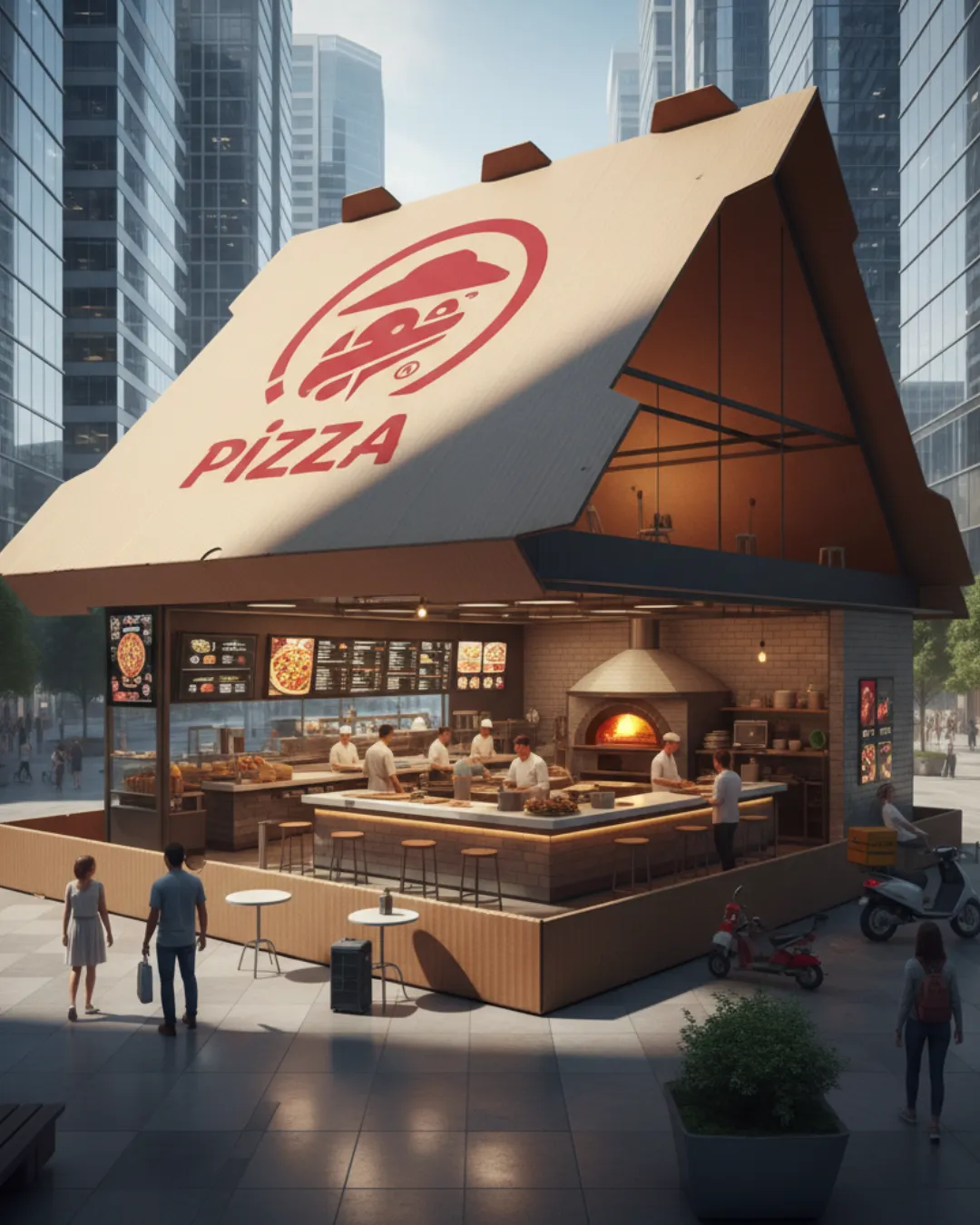 Cinematic Box Concept – Pizza Restaurant